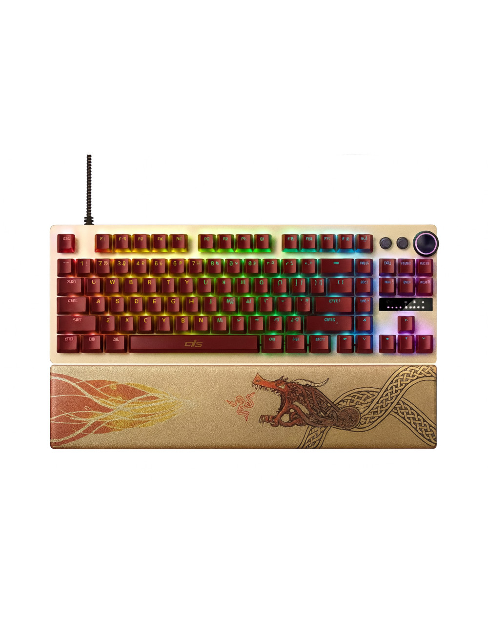 Razer Huntsman V3 Pro Tenkeyless | Gaming Keyboard | Wired | US | Counter-Strike 2 Edition | USB Type-C | Razer Analog Optical S