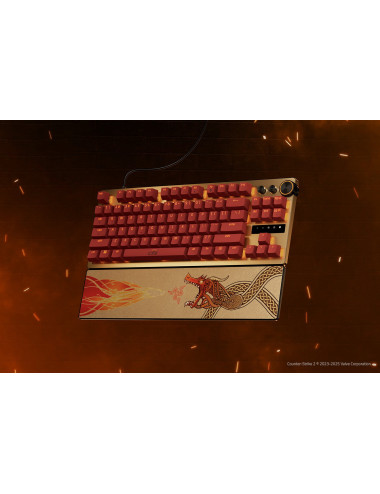 Razer Huntsman V3 Pro Tenkeyless | Gaming Keyboard | Wired | US | Counter-Strike 2 Edition | USB Type-C | Razer Analog Optical S