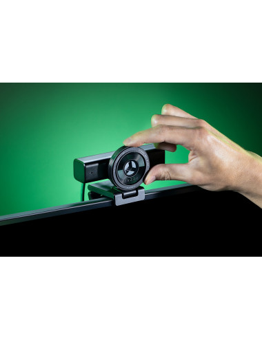 Razer | Webcam | Kiyo V2 | MJPEG up to 4K 30 FPS, 1080p 60 FPS, YUY2 up to 4K 15 FPS, 1080p 60 FPS, NV12 up to 4K 20 FPS, 1080p 