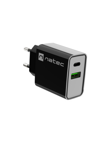 Natec Ribera USB Charger, 1xUSB-A, 1x USBD-C, 200 W | NUC-2062