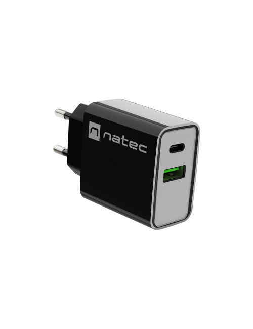 Natec Ribera USB Charger, 1xUSB-A, 1x USBD-C, 200 W | NUC-2062