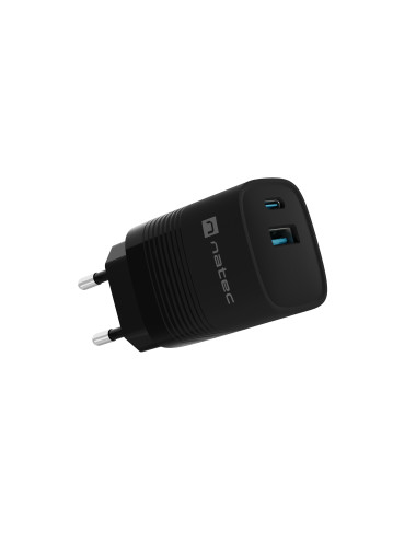 Natec Ribera USB Charger, 1x USB-A, 1x USB-C, 300 W | NUC-2141