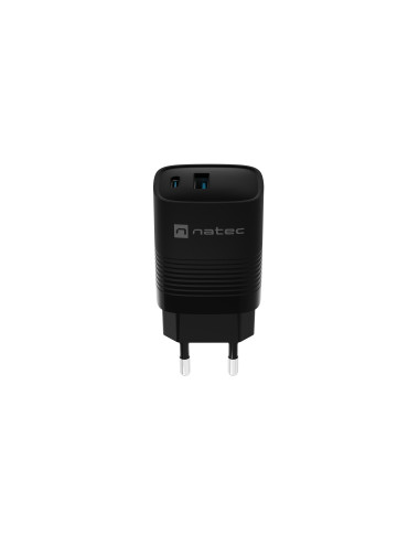 Natec Ribera USB Charger, 1x USB-A, 1x USB-C, 300 W | NUC-2141