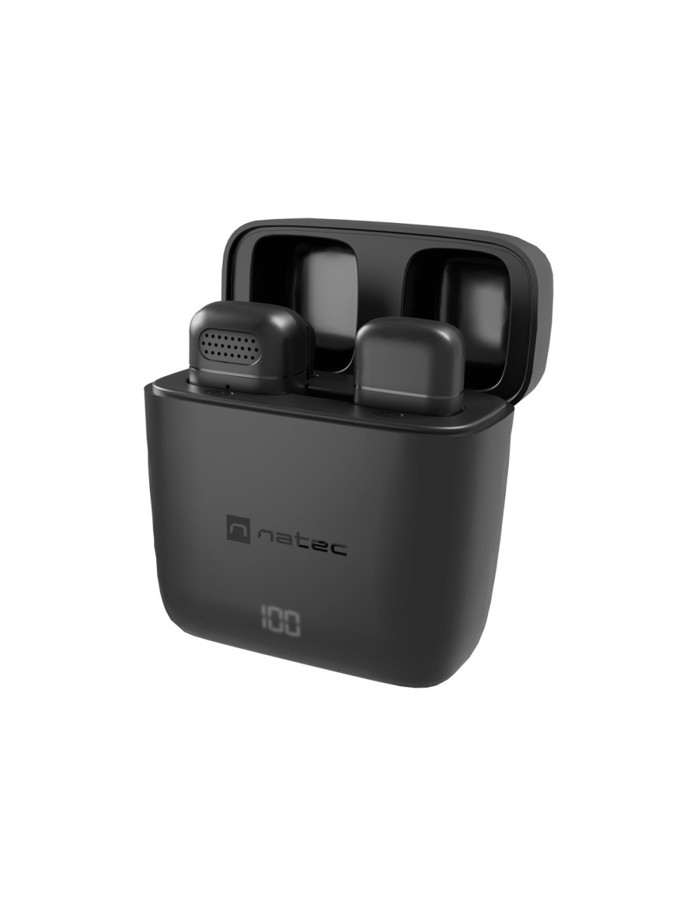 Natec Microphone | NMI-2255 | Hopper | Built-in microphone | Wireless | Black