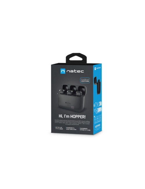 Natec | Microphone | NMI-2253 | Hopper | Wireless | Black