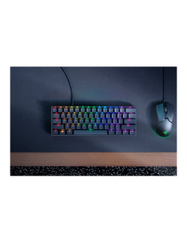 Razer | Huntsman Mini | Black | Gaming keyboard | Wired | RGB LED light | US | Linear Optical RED