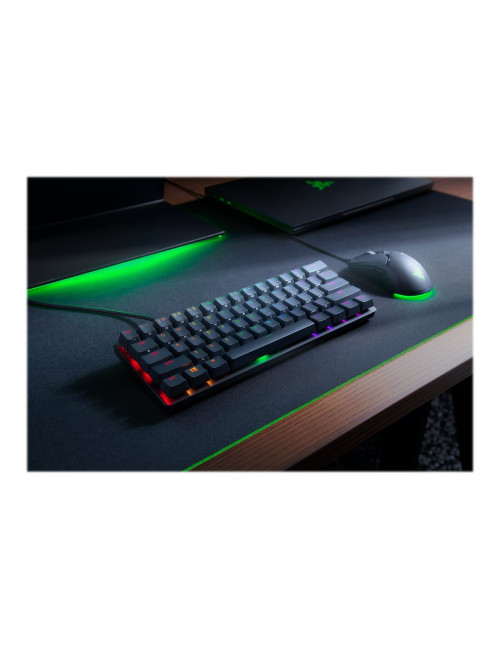 Razer | Huntsman Mini | Black | Gaming keyboard | Wired | RGB LED light | US | Linear Optical RED