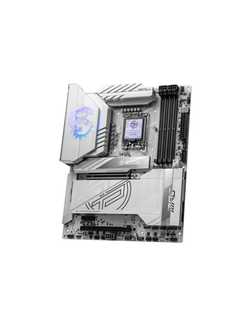 MSI MPG Z890 EDGE TI WIFI | Processor family Intel | Processor socket LGA1851 | Supported hard disk drive interfaces SATA, M.2 |