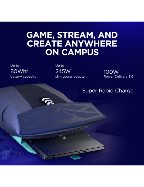 Lenovo Legion 5 15IRX10 | Eclipse Black | 15.1 " | OLED | WQXGA | 2560 x 1600 pixels | Glossy | Intel Core i7 | i7-14700HX | 32 