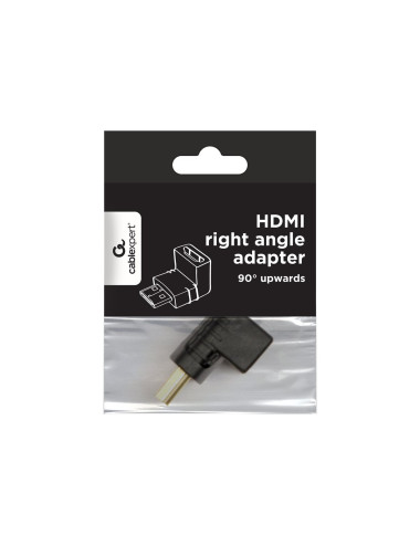 Cablexpert HDMI right angle adapter, 90 downwards | Cablexpert