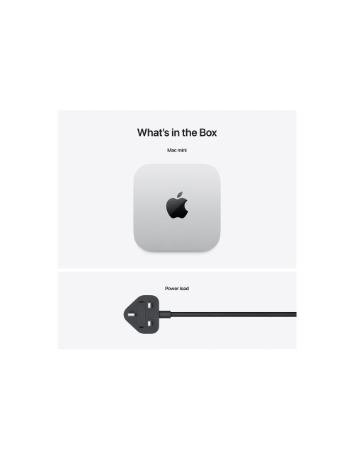 Apple Mac | Mini | Desktop | Apple M4 | Internal memory 16 GB | Solid-state drive capacity 512 GB | No Optical Drive | Keyboard 