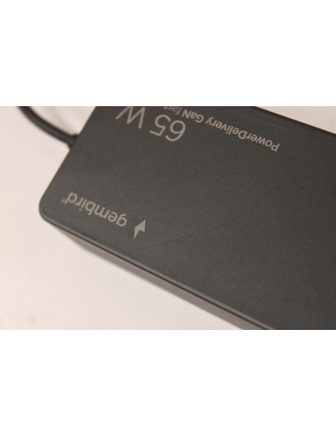 SALE OUT. Cablexpert NPA-AC-PDQC65-01 65 W PowerDelivery GaN USB Type-C fast charger, black | Cablexpert 65 W PowerDelivery GaN 