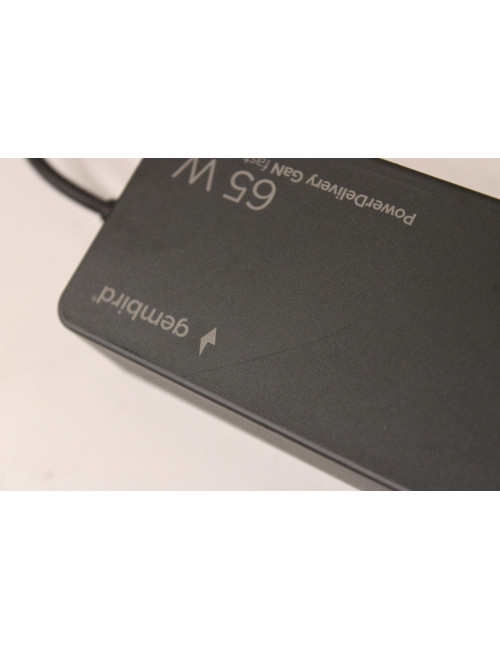 SALE OUT. Cablexpert NPA-AC-PDQC65-01 65 W PowerDelivery GaN USB Type-C fast charger, black | Cablexpert 65 W PowerDelivery GaN 