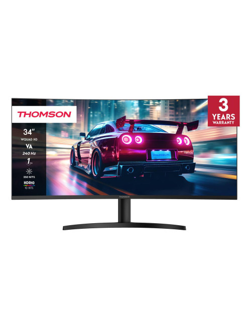 LCD Monitor|THOMSON|34 "|3440 x 1440 pixels|UltraWide Quad HD|LCD|Curved|M34QG7Y14C