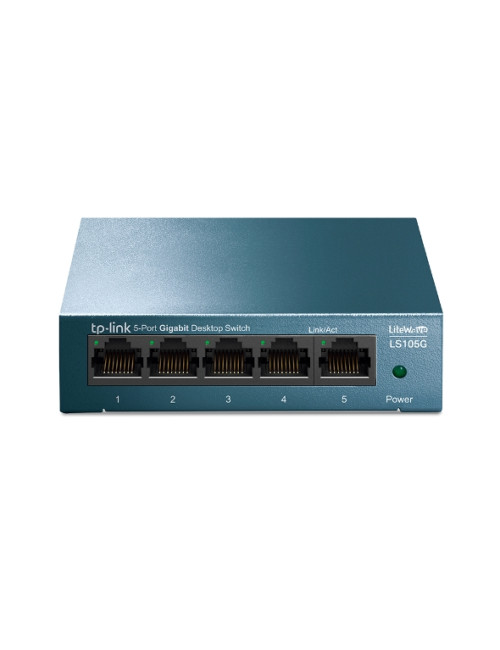 TP-LINK | Desktop Network Switch | LS105G | Unmanaged | Desktop | Power supply type External