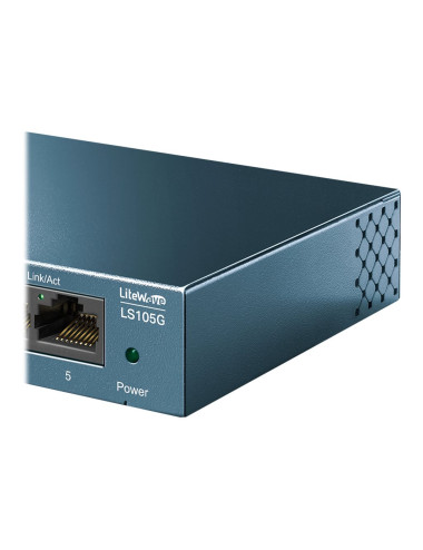 TP-LINK | Desktop Network Switch | LS105G | Unmanaged | Desktop | Power supply type External