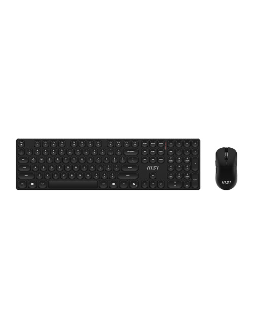 MSI FORGE K210 WIRELESS COMBO | Keyboard and Mouse Set | Wireless | Mouse included | US | Black | Scissor