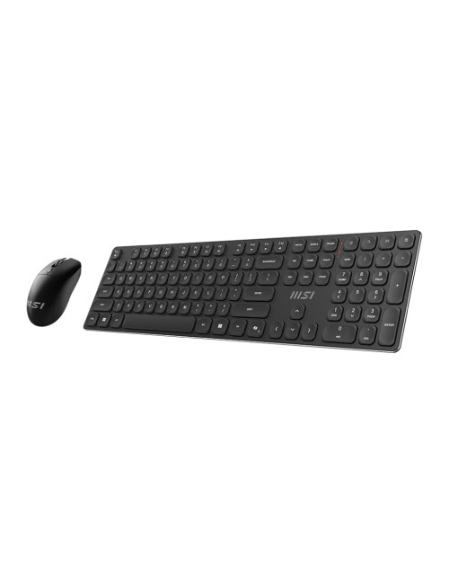 MSI FORGE K210 WIRELESS COMBO | Keyboard and Mouse Set | Wireless | Mouse included | US | Black | Scissor