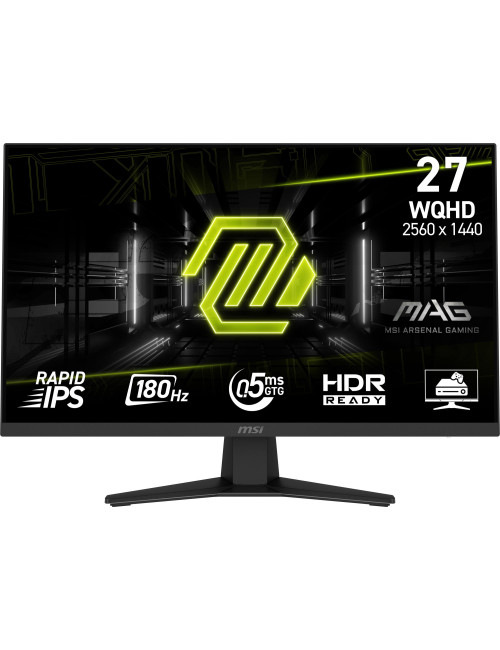 LCD Monitor|MSI|MAG 274QF|27"|Gaming|Matte|Panel IPS|2560x1440|16:9|180Hz|0.5 ms|Colour Black|MAG274QF