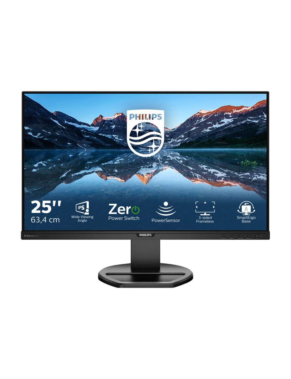 Philips | 252B9/00 | 25 " | IPS | WUXGA | 16:10 | 60 Hz | 5 ms | 1920 x 1200 pixels | 300 cd/m | HDMI ports quantity 1 | Black