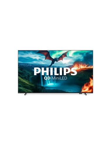 Philips QD MiniLED 4K TV | 75MLED820/12 | 75 | Smart TV | TITAN OS | UHD | Black