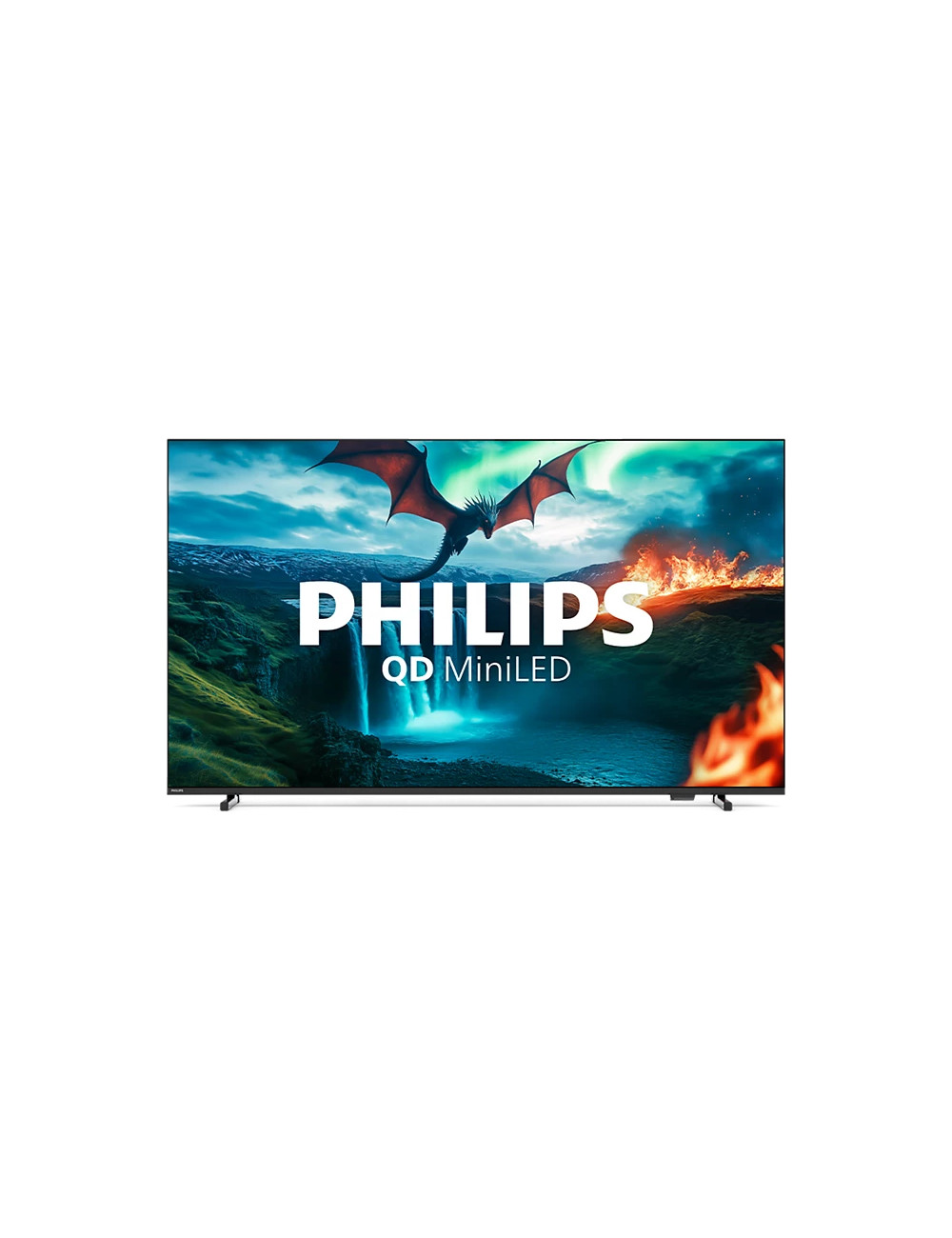 Philips QD MiniLED 4K TV | 75MLED820/12 | 75 | Smart TV | TITAN OS | UHD | Black