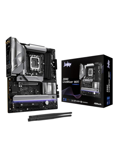 Mainboard|ASROCK|Intel Z890|LGA 1851 (Socket V1)|ATX|RAM DDR5-SDRAM|4xSlots|Wi-Fi Yes|Bluetooth Yes|Z890LIVEMIXERWIFI