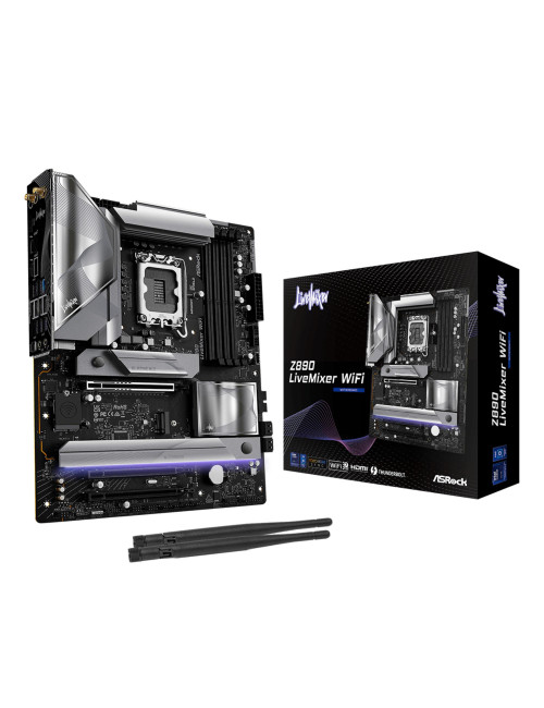 Mainboard|ASROCK|Intel Z890|LGA 1851 (Socket V1)|ATX|RAM DDR5-SDRAM|4xSlots|Wi-Fi Yes|Bluetooth Yes|Z890LIVEMIXERWIFI