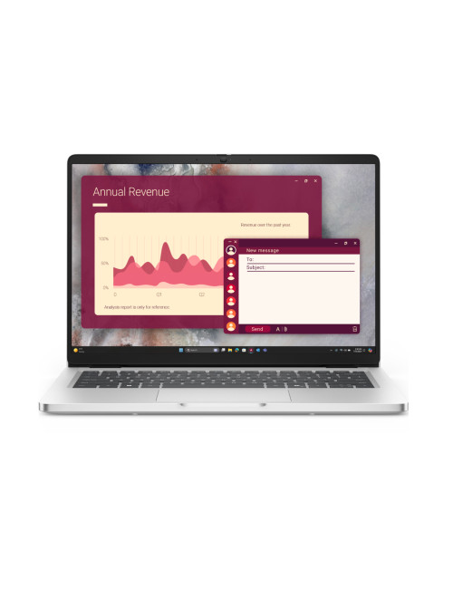 Dell Pro 14 PC14250 | Platinum Silver | 14 " | IPS | FHD+ | Anti-glare | Intel Core Ultra 5 | 235U | 16 GB | DDR5 | Solid-state 