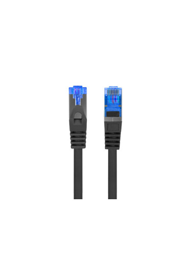 Lanberg Patchcord Cat.6A S/FTP LSZH CCA Fluke Passed | PCF6A-10CC-1000-BK | 10 m