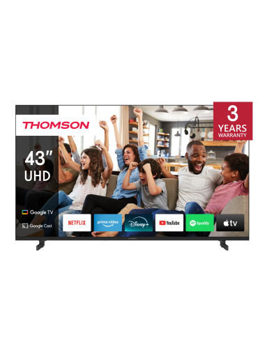 TV Set|THOMSON|43 "|4K Ultra HD|3840 x 2160 pixels|Flat|16:9|LED|43UG4S14