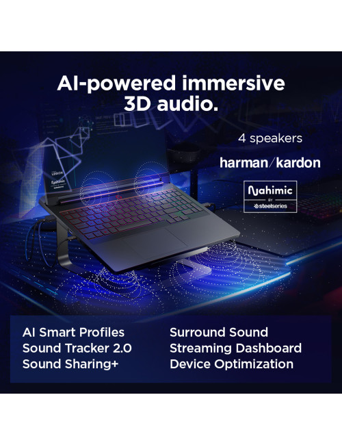 Lenovo Legion Pro 7 16IAX10H | Eclipse Black | 16 " | OLED | WQXGA | 2560 x 1600 pixels | Intel Core Ultra 9 | 275HX | 64 (2x32)