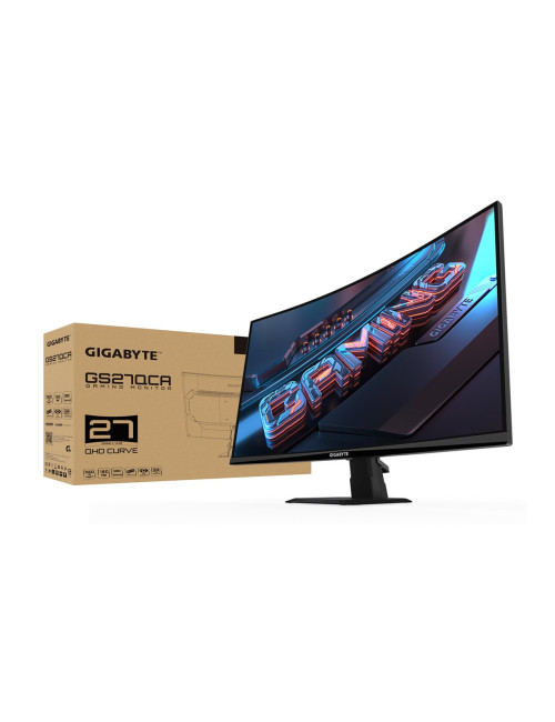 Gigabyte | GS27QCA EU | 27 " | VA | 180 Hz | 1 ms | 2560 x 1440 pixels | 250 cd/m | HDMI ports quantity 2