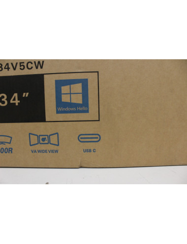 SALE OUT. | AOC | CU34V5CW/BK | 34 " | VA | 21:9 | 100 Hz | 4 ms | 3440 x 1440 pixels | HDMI ports quantity 1 | Warranty 33 mont