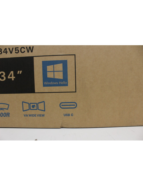 SALE OUT. | AOC | CU34V5CW/BK | 34 " | VA | 21:9 | 100 Hz | 4 ms | 3440 x 1440 pixels | HDMI ports quantity 1 | Warranty 33 mont