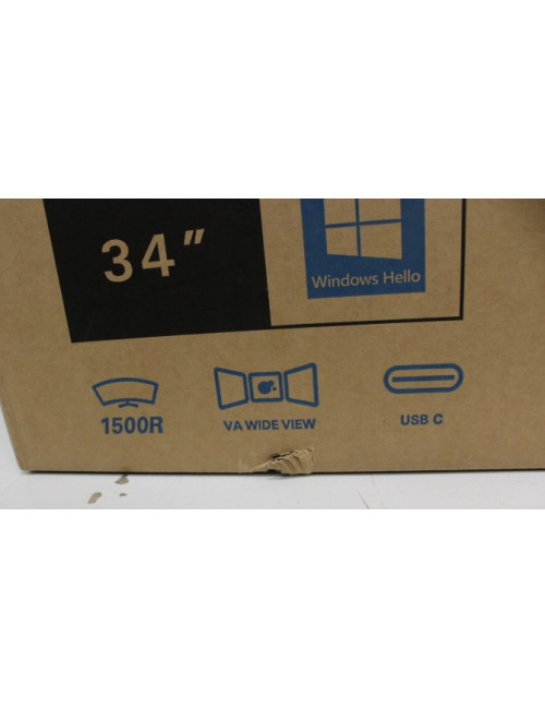 SALE OUT. | AOC | CU34V5CW/BK | 34 " | VA | 21:9 | 100 Hz | 4 ms | 3440 x 1440 pixels | HDMI ports quantity 1 | Warranty 33 mont