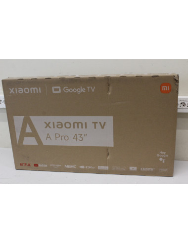 SALE OUT. Xiaomi QLED TV A Pro 2026 43" | Xiaomi QLED TV A Pro 2026 | 43 | Smart TV | Google TV | UHD | Dark Gray | DAMAGED PACK