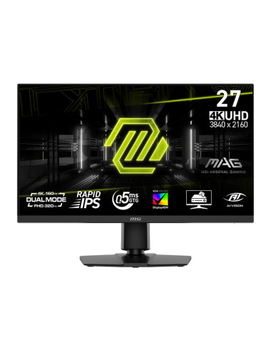 LCD Monitor|MSI|MAG 272URDF E16|27"|Gaming/4K|Matte|Panel IPS|3840x2160|16:9|160Hz|0.5 ms|Colour Black|MAG272URDFE16