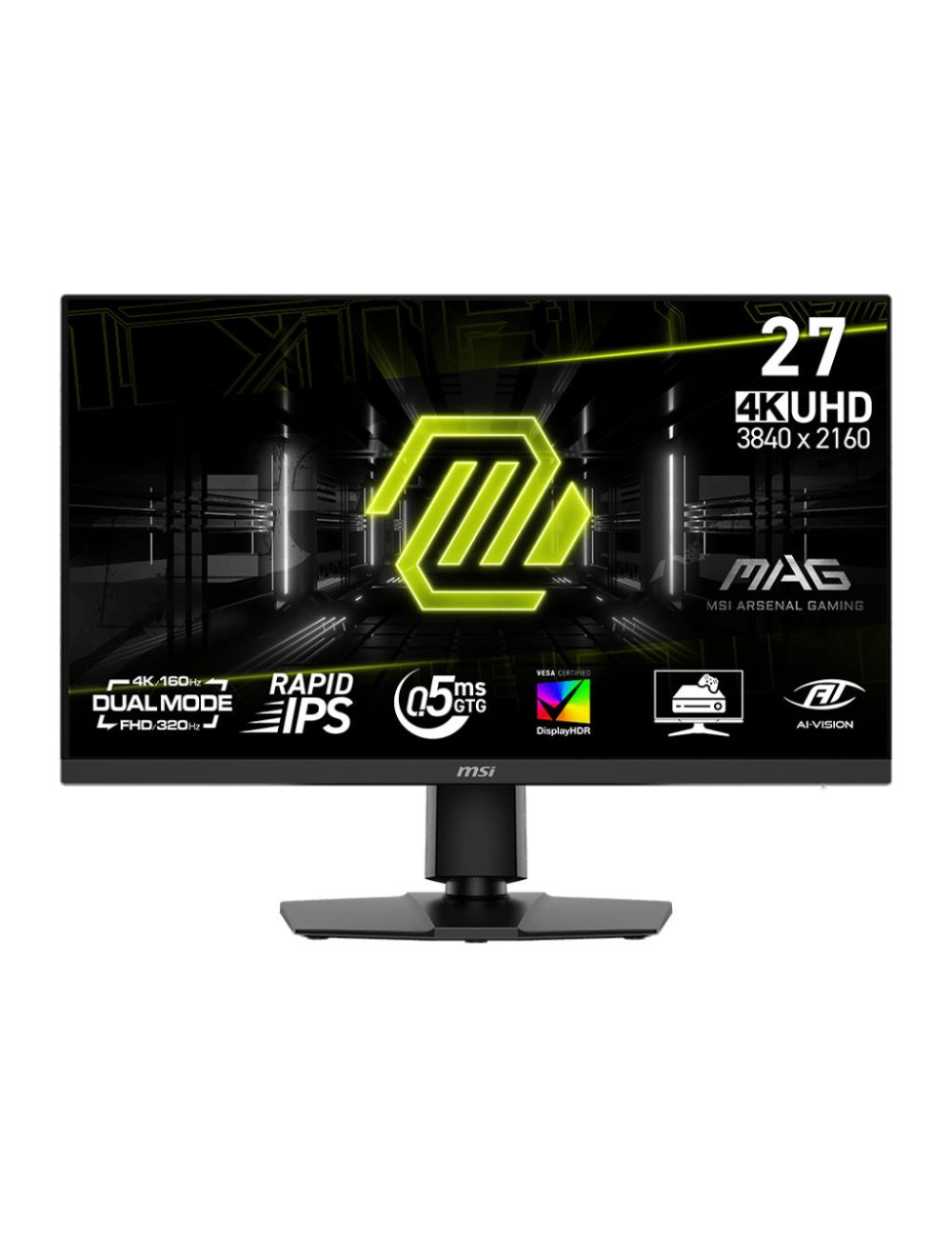 LCD Monitor|MSI|MAG 272URDF E16|27"|Gaming/4K|Matte|Panel IPS|3840x2160|16:9|160Hz|0.5 ms|Colour Black|MAG272URDFE16