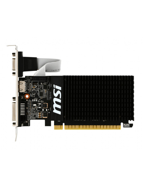 MSI | GT 710 2GD3H LP | NVIDIA | 2 GB | GeForce GT 710 | DDR3 | DVI-D ports quantity 1 | HDMI ports quantity 1 | PCI Express 2.0