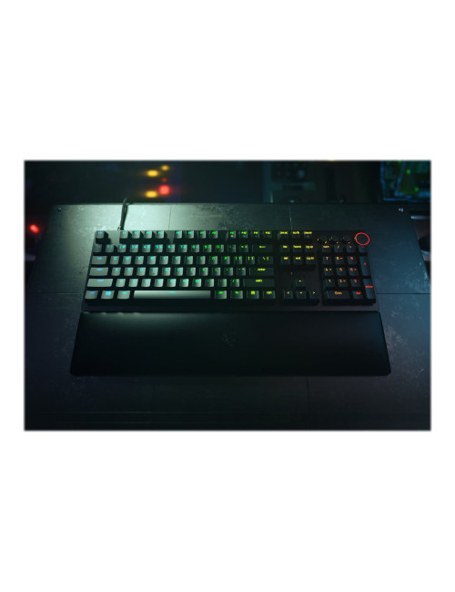 Razer | Huntsman V2 Optical Gaming Keyboard | Gaming keyboard | Wired | RGB LED light | NORD | Black | Numeric keypad | Linear R