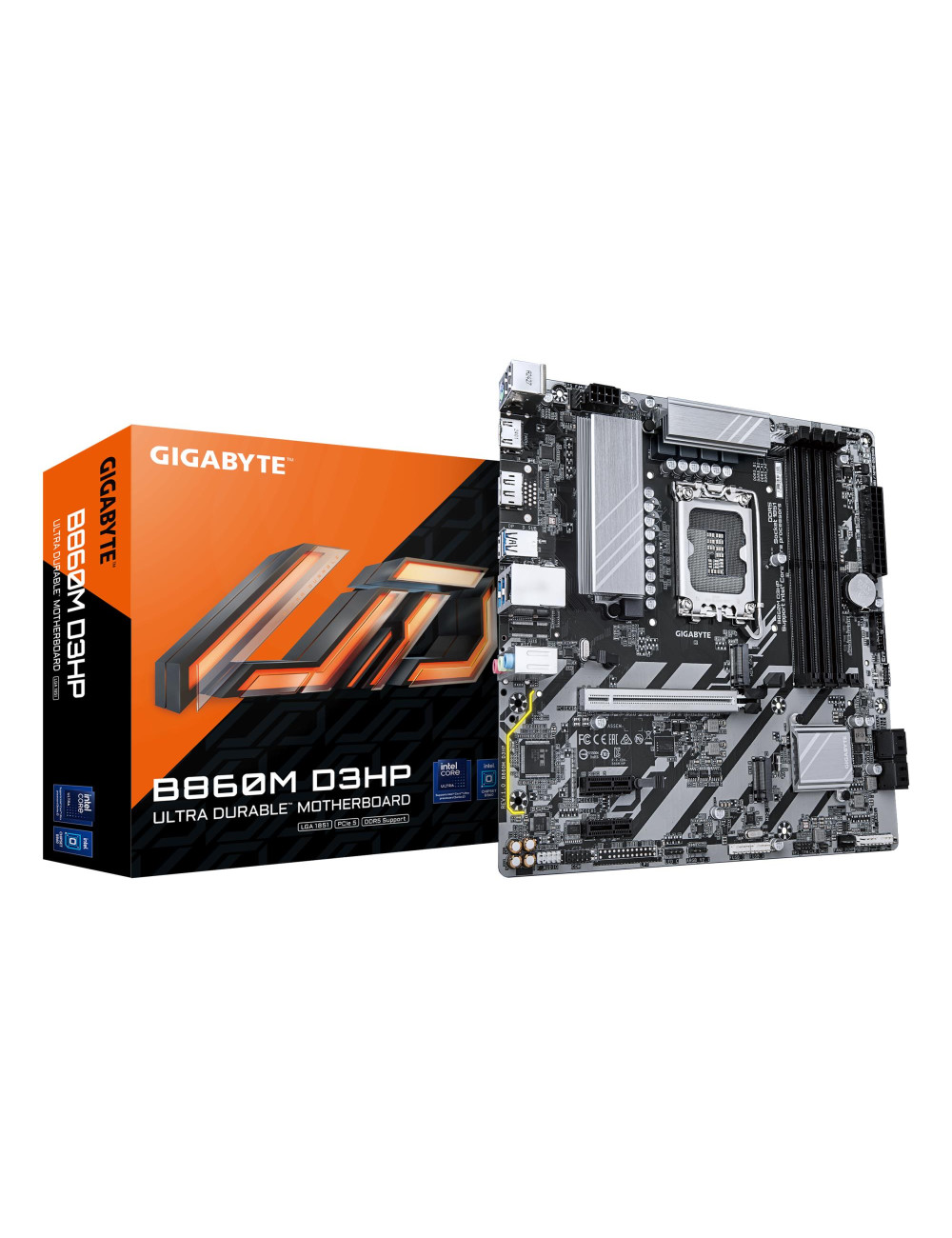 Mainboard|GIGABYTE|Intel B860 Express|LGA1851|Micro-ATX|Memory DDR5|Memory slots 4|2xPCI-Express 1x|1xPCI-Express 16x|2xM.2|1xHD
