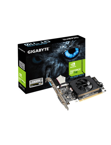 Gigabyte | GV-N710D3-2GL 2.0 | NVIDIA | 2 GB | GeForce GT 710 | DDR3 | Cooling type Active | DVI-D ports quantity 1 | HDMI ports