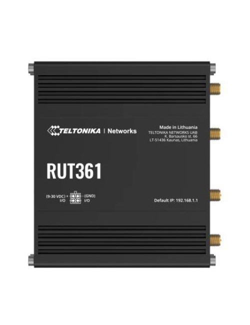 Wireless Router|TELTONIKA|Router|Mesh|IEEE 802.11 b/g|IEEE 802.11n|2x10/100M|LAN WAN ports 2|4G|RUT361