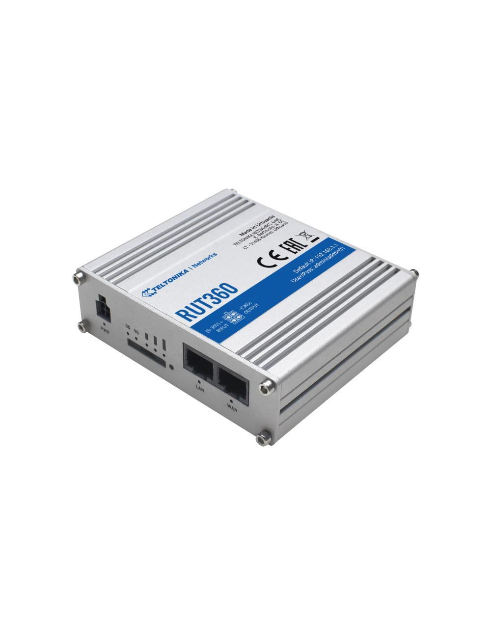 Wireless Router|TELTONIKA|Router|300 Mbps|1 WAN|1x10/100M|LAN WAN ports 2|4G|RUT360