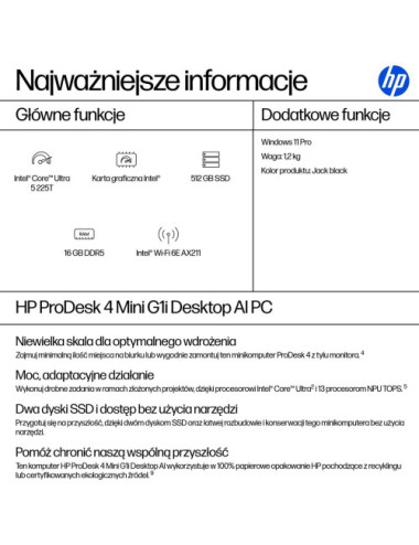 HP ProDesk 4 Mini G1i Ultra...