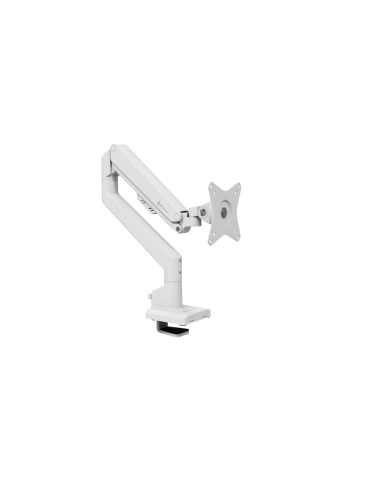 Arozzi Desk Mount | Neo Single - Gas Spring Monitor Arm AZ-ALZARE-NEO-WT | Tilt, Swivel, Rotation | Maximum weight (capacity) 9 