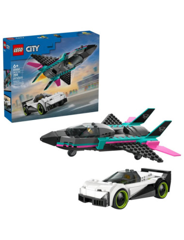 LEGO CITY 60489 Jet vs Car