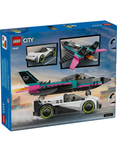 LEGO CITY 60489 Jet vs Car