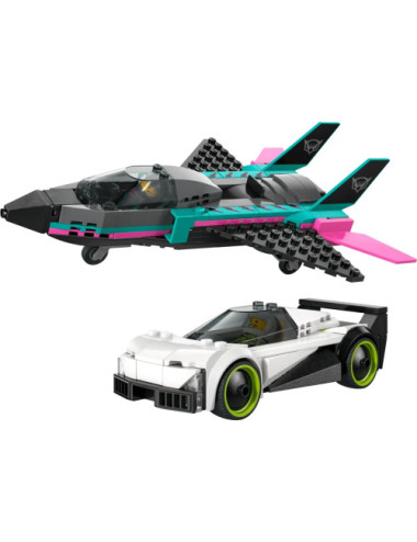 LEGO CITY 60489 Jet vs Car